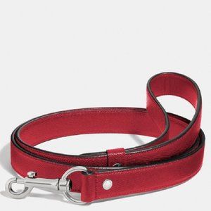 $69 *NEW* COACH LARGE RED PET LEASH